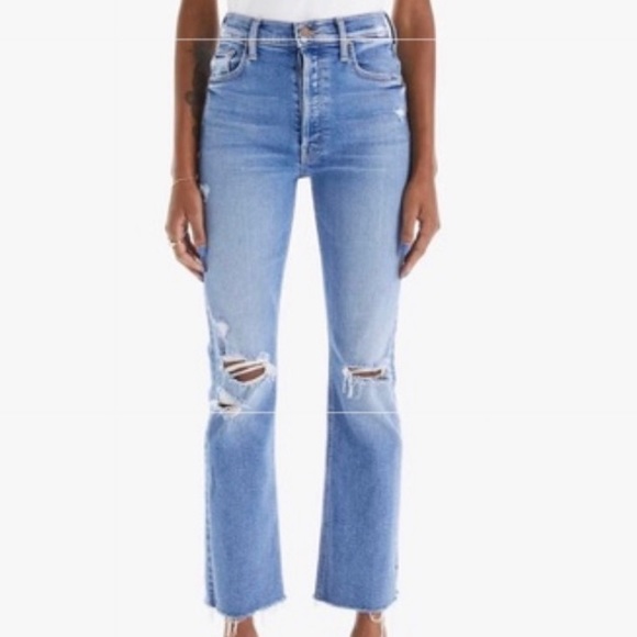 MOTHER Denim - MOTHER The Hustler Ankle Fray Jeans